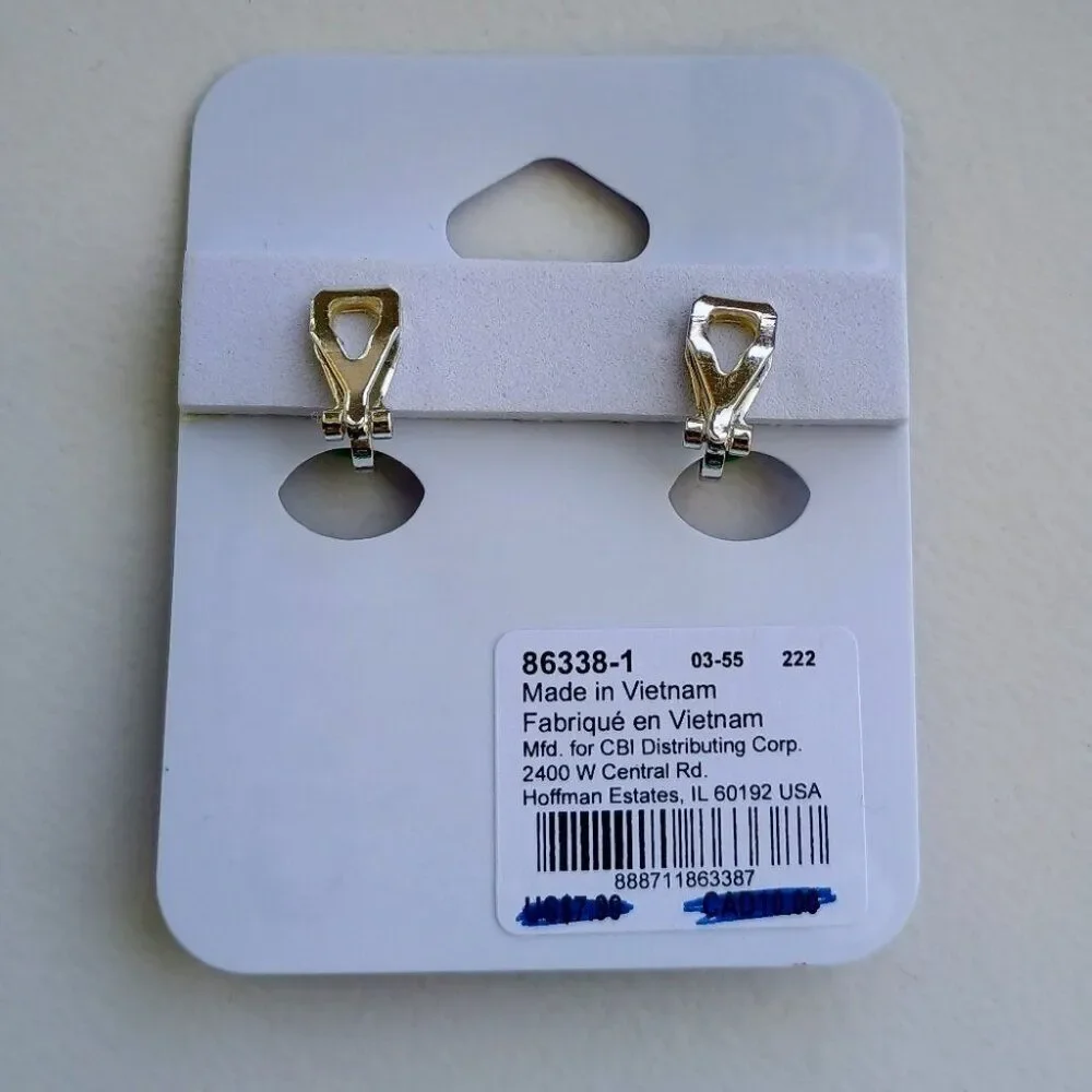Claire's Set Of 2 Pairs Clip-On Earrings - Green Avocados And Milk Carton Cow